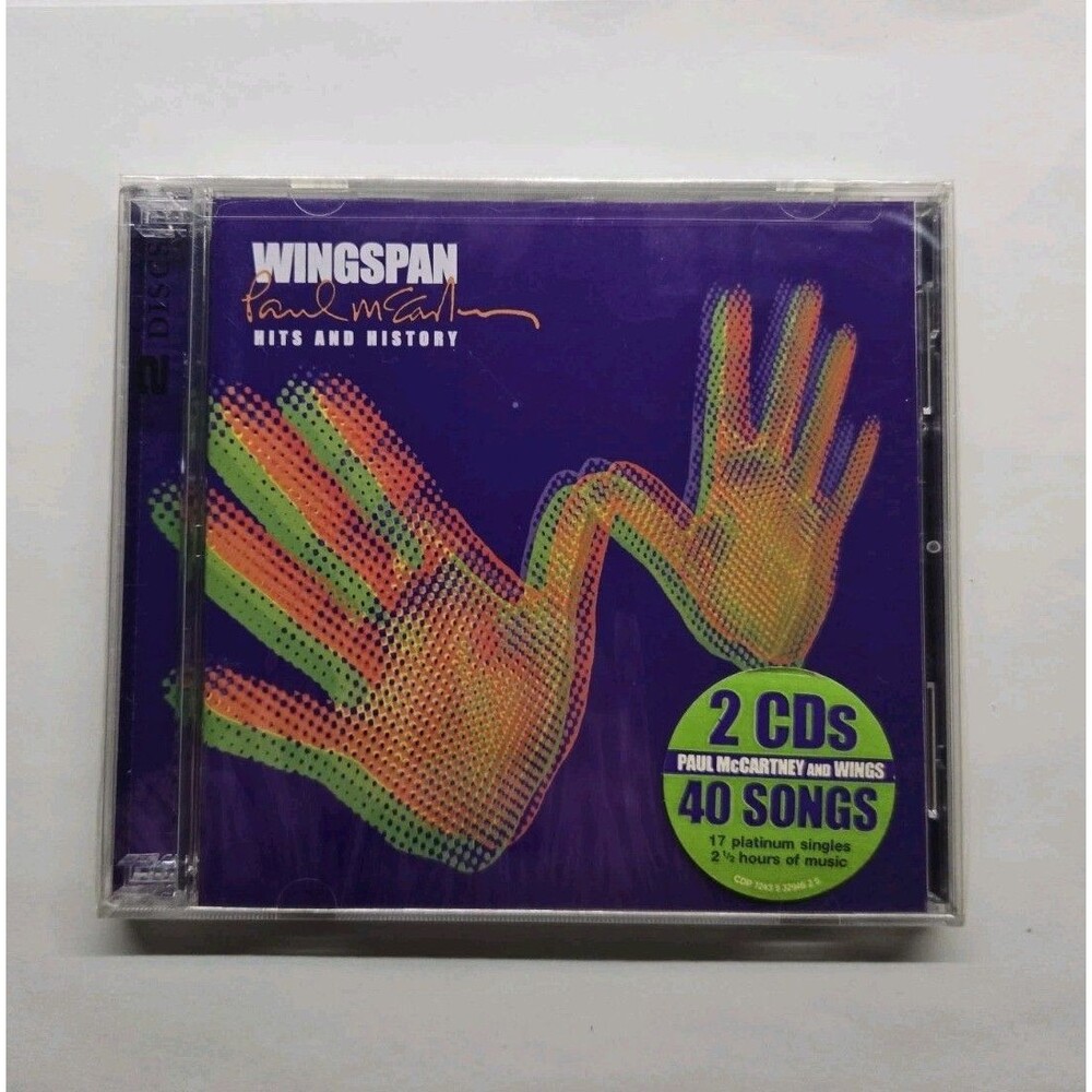 Paul McCartney And Wings Wingspan Hits & History CD 2001 2 Disc Set